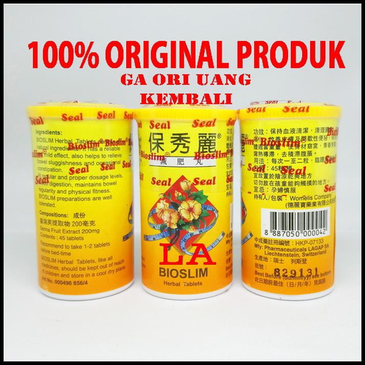 6qs5 bioslim herbal tablet obat pelangsing / menurunkan berat badan lxyu