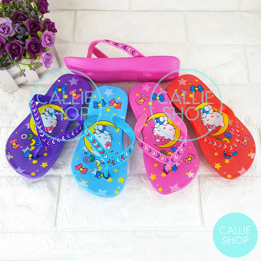 Sandal Anak Bergambar Lucu PLNHKSABIT warna random