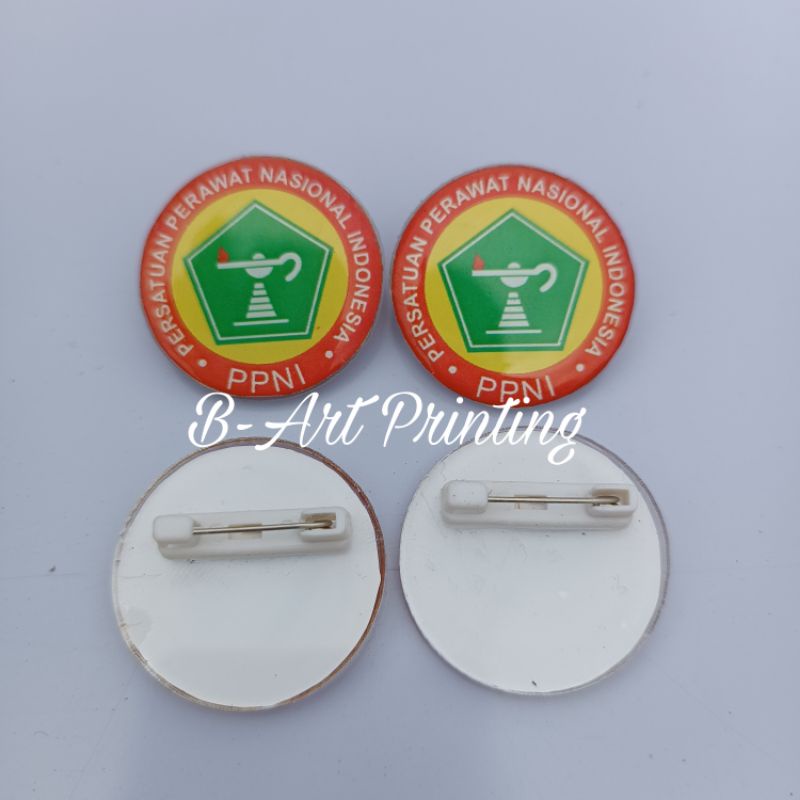 MURAH PIN PPNI BROS PIN PERSATUAN PERAWAT NASIONAL INDONESIA UKURAN 3CM AKRILIK MEWAH