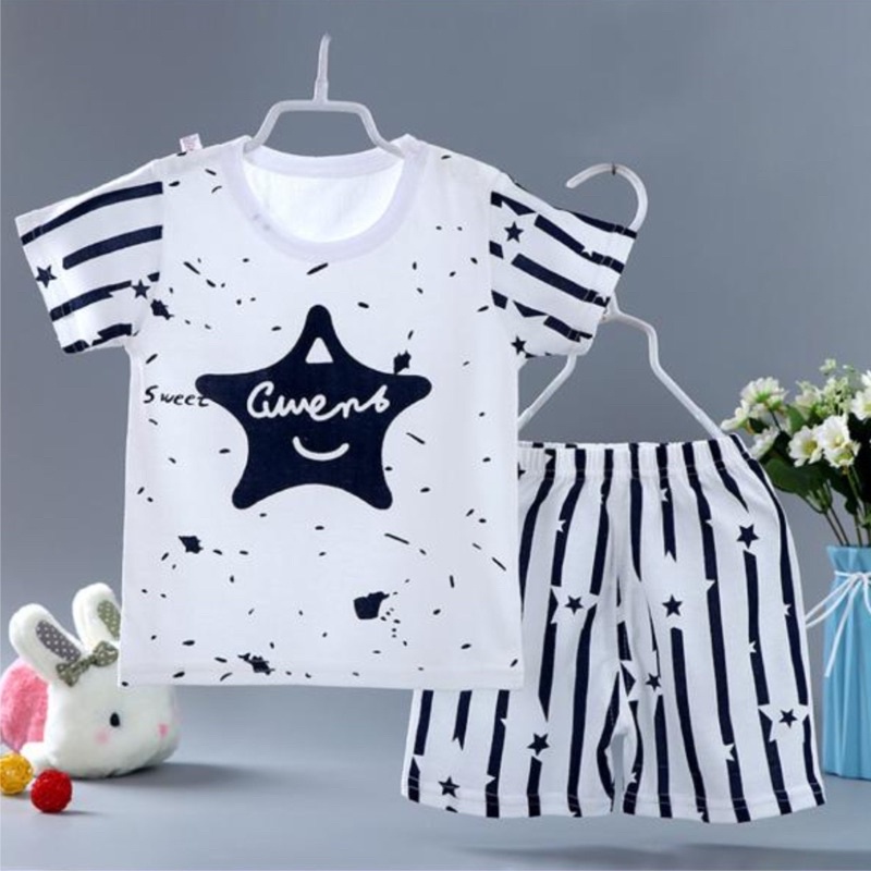 SETELAN ANAK BERLENGAN KARAKTER STAR FULL 6 BULAN-3 TAHUN ALL SIZE