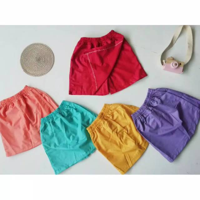 Celana rok anak perempuan-rok celana lucu- celana rok pendek lucu- rok celana pendek
