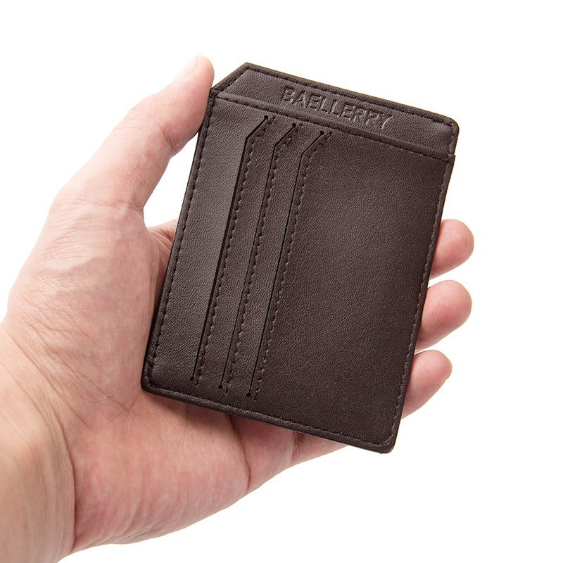 Dompet Pendek Dompet Kulit Kecil Dompet Pria Tipis Baellerry K8213