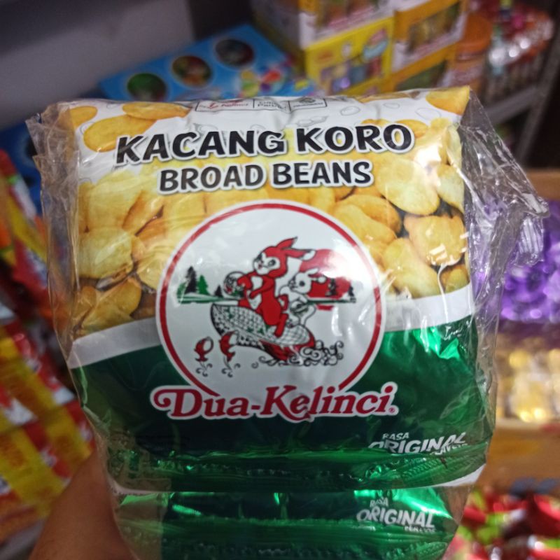 

Kacang Koro Broad Beans Garuda Dua Kelinci 18g Rasa Original