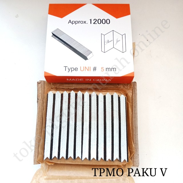 PAKU V UNI 5MM ECER , V NAIL , PAKU PIGURA