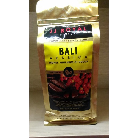 

Best Product!!! Jj Royal Coffee Bali Arabica Bean Bag 200Gr - Paling Diminati