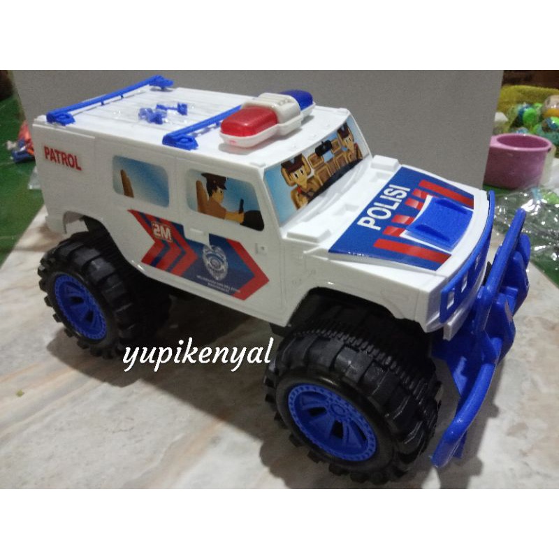 Mainan Mobil Polisi Jeep Jumbo