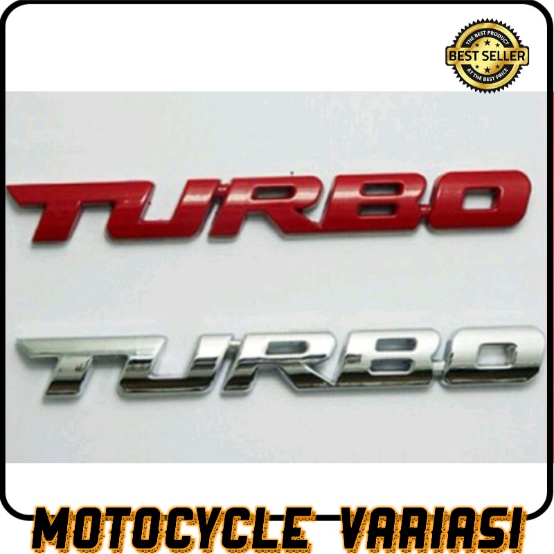 [COD] Emblem Turbo Mobil 3D Logo Aluminium