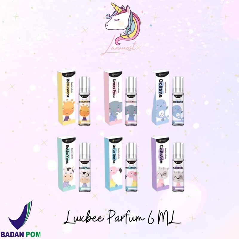 [DISTRI RESMI] LUXBEE PARFUM BPOM 6 ML FREE GIFT