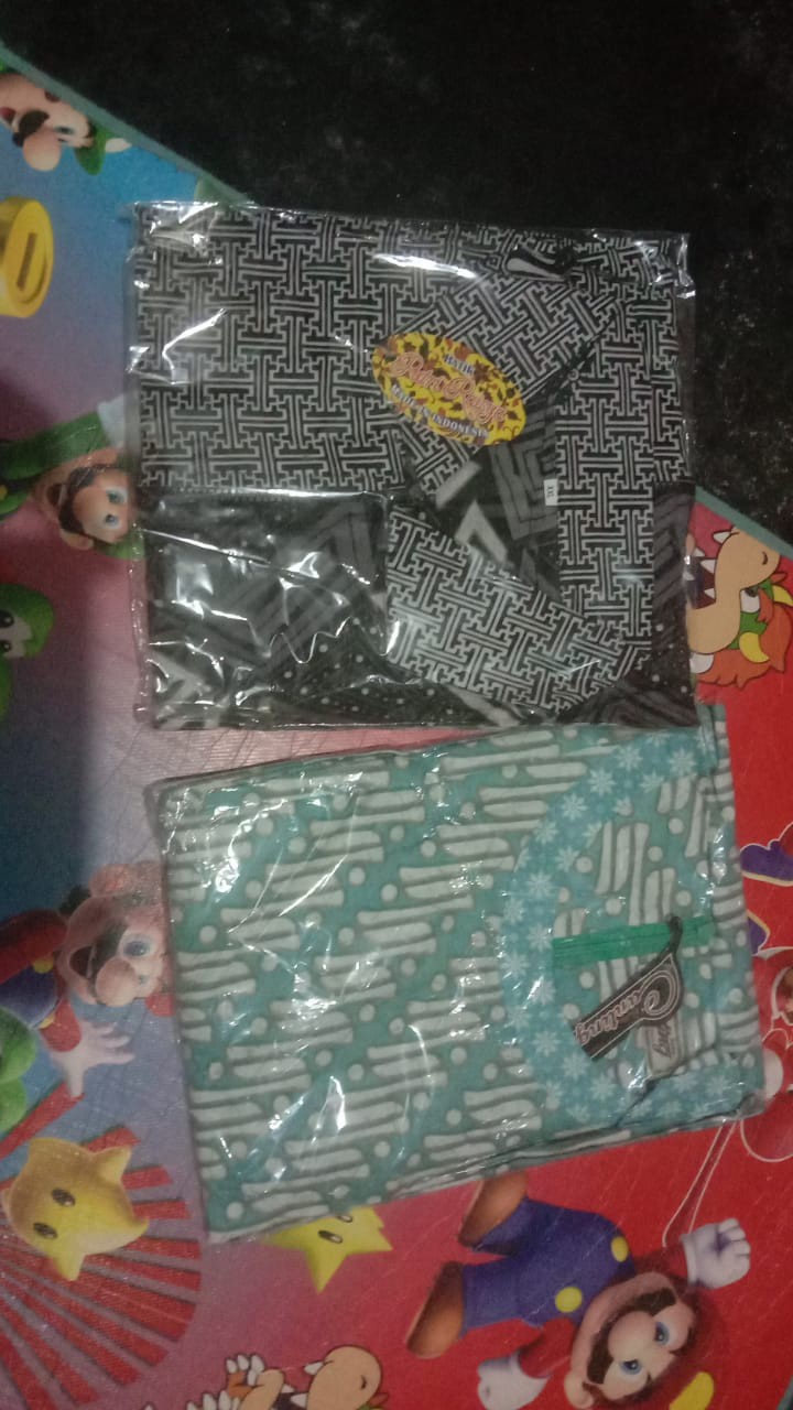 Ada Jumbo Xxxxxl Ld 120 Tunik Seling Soft Andjani Tunic Batik Seragam Kantor Kerja Muslim Asli Solo