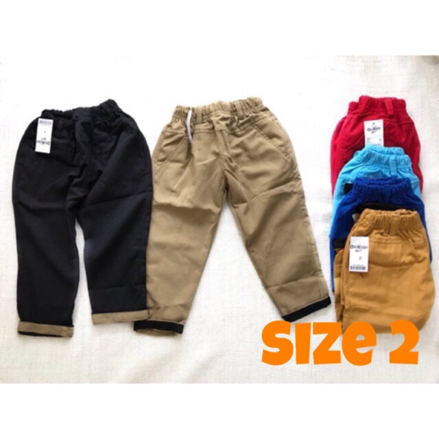 Celana Panjang chino Anak SIZE 2  Shopee Indonesia