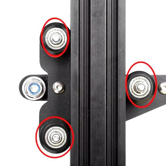 Roda pulley for alumunium profil 2020