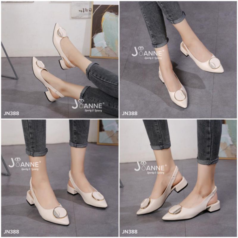 RESTOCK!! JOANNE Slingback Pump Heels Shoes Sepatu Kerja JN388 [ORIGINAL BRAND]