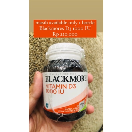 Blackmores Vitamin D3 1000IU
