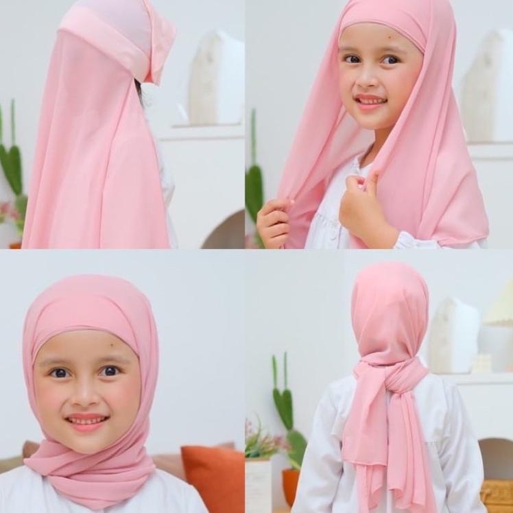 Buruan beli Jilbab / Hijab PASHMINA ANAK  SD SMP + INNER  / PASHMINA INNER / PASHMINA HODIE .