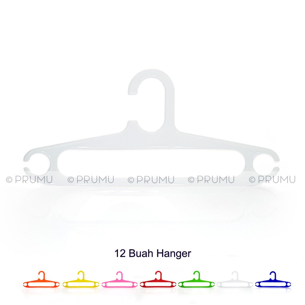 Grosir Hanger 17 - Gantungan Baju Plastik - Hanger Baju - Hanger Clothes - Gantungan Baju Toko