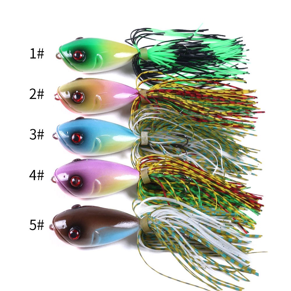 HENGJIA 5PCS Minnow Wobblers 10cm/10.5g Frog Fishing Lure Artificial Bait Hard Swimbait Plastic Crankbaits Fishing Tackle Lures