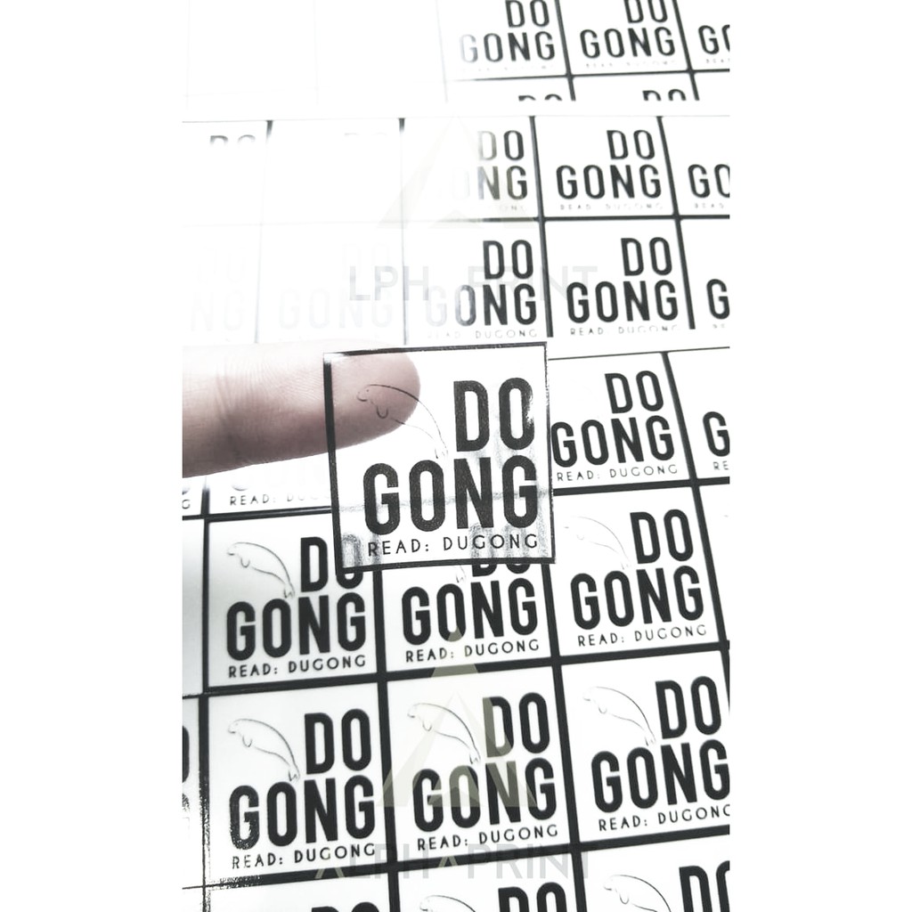 

Terlaris Sticker Custom Vinyl Transparan / Bening (Print & Cut) Keren