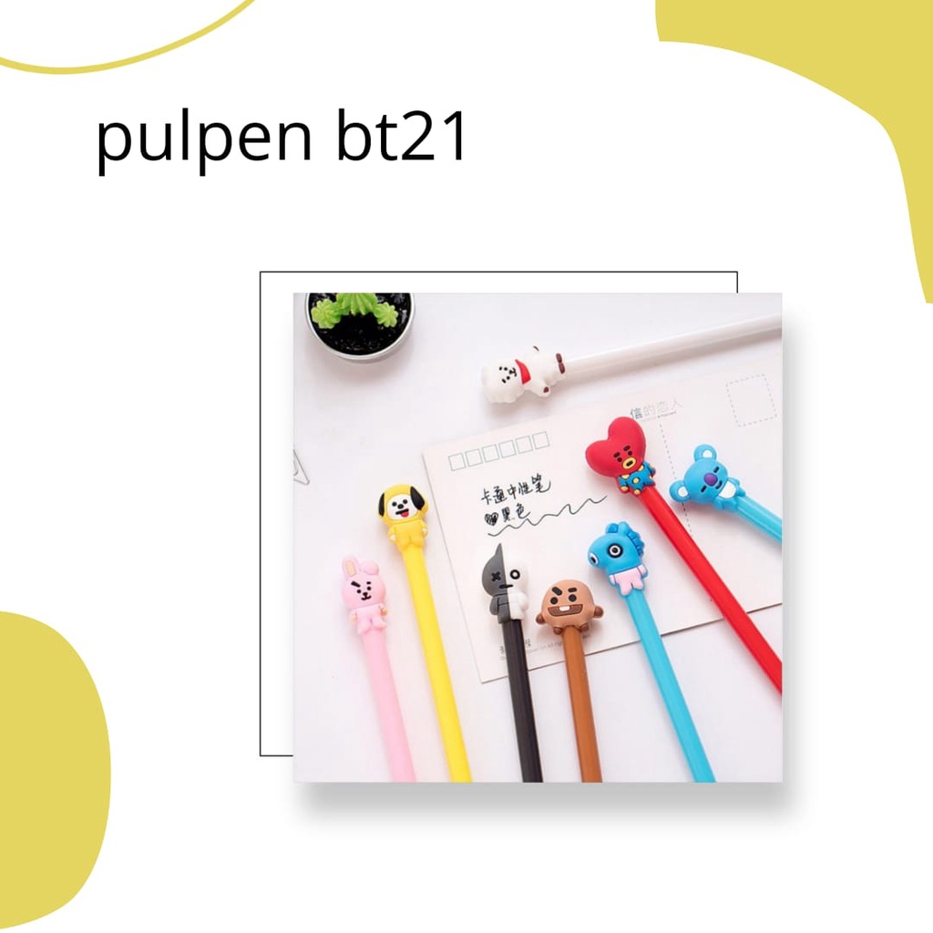 

Pulpen Gel Hitam BT21