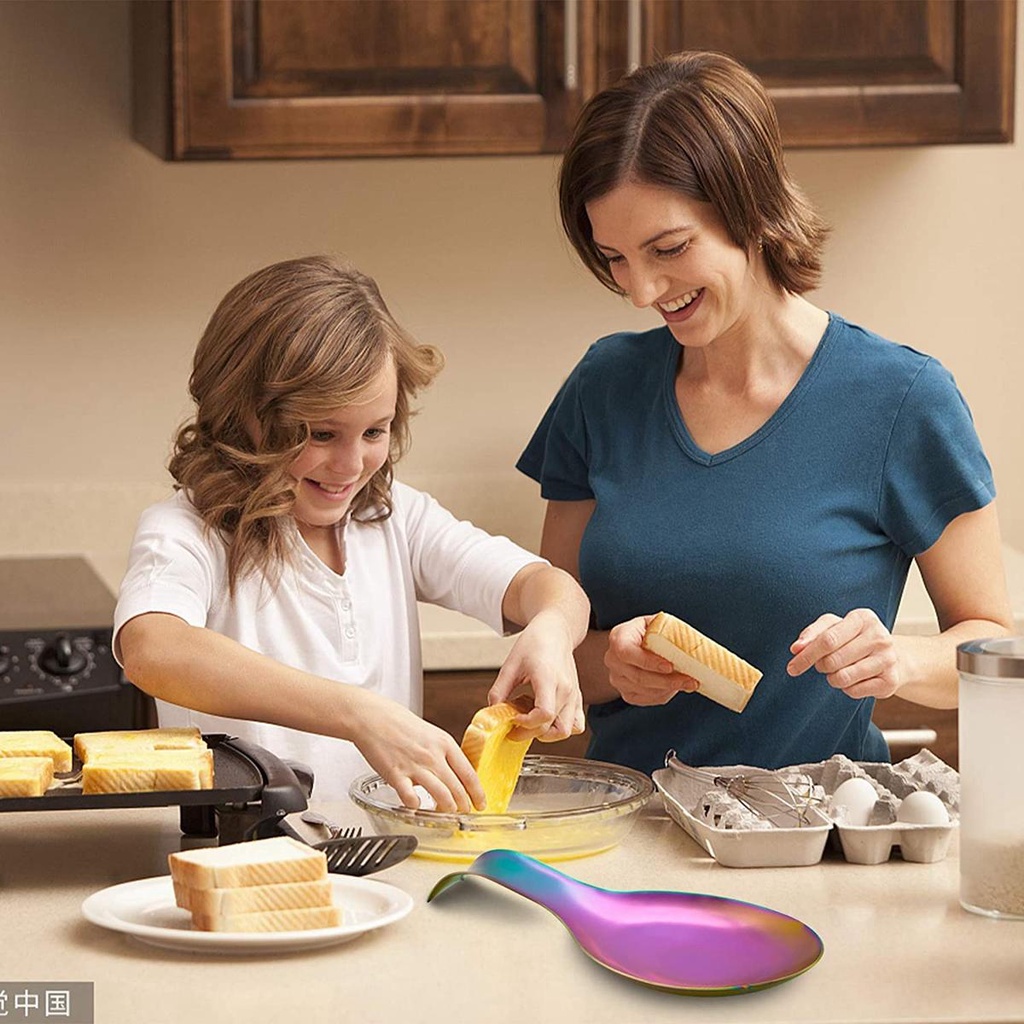 Rebuy Spoon Rest Peralatan Masak Restoran Alat Makan Heavy Duty Spatula Stand