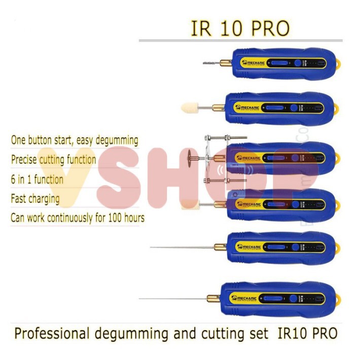 MECHANIC IR10 PRO OCA REMOVER 6IN1 - ALAT PEMBERSIH LEM OCA ELEKTRIK