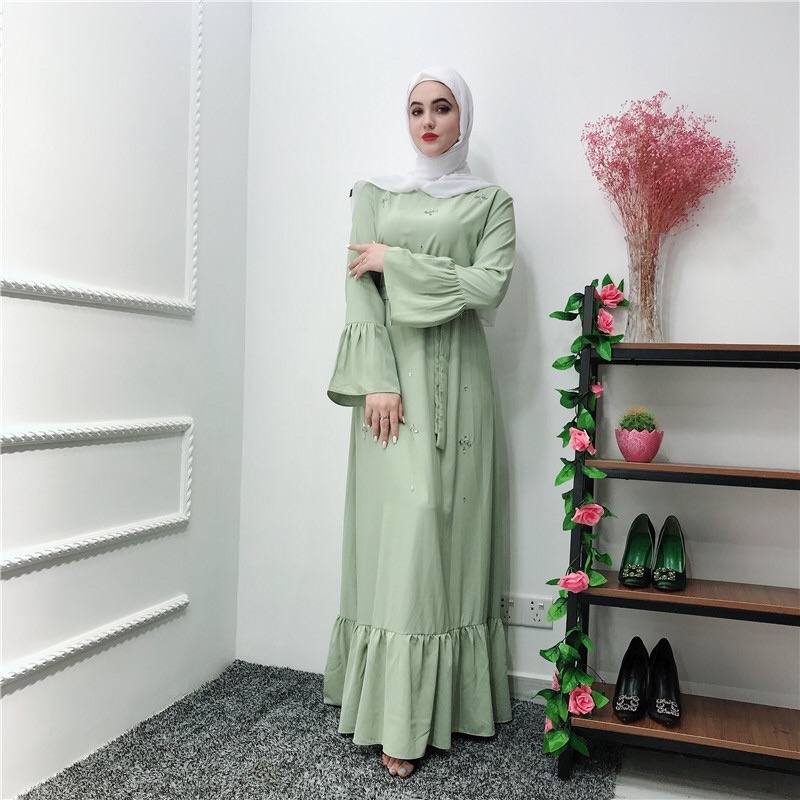 GAMIS MEWAH IMPORT WANITA ARAB DUBAI TURKEY ORIGINAL S-2XL JY9