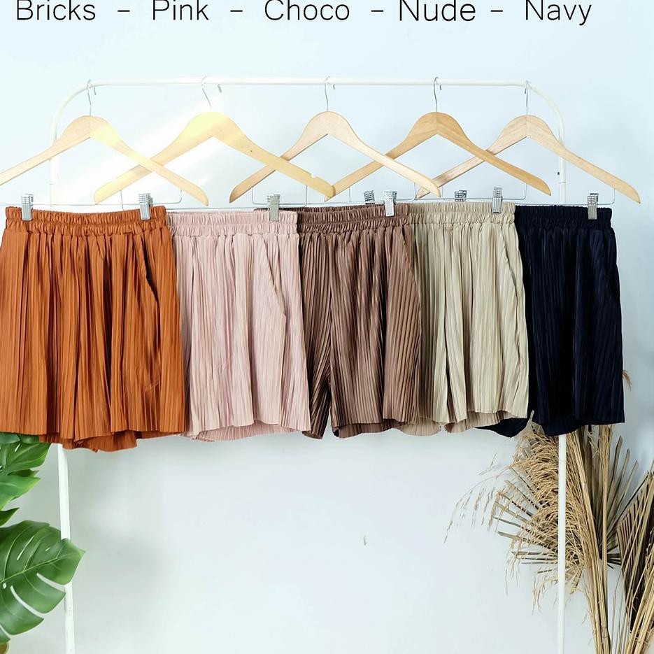 HOTPANTS PLISKET MINI SKIRT PREMIUM // CELANA PENDEK HOTPANTS WANITA