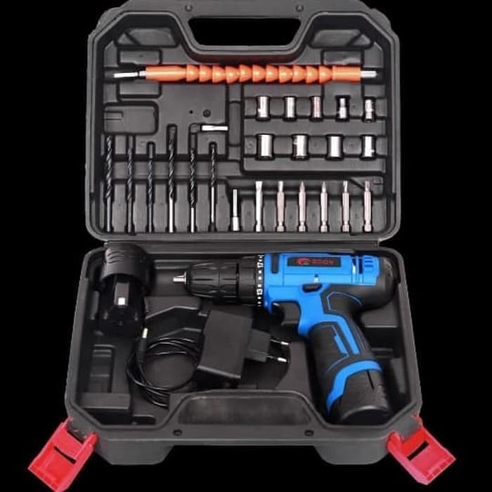 MESIN BOR CORDLESS LV3-1210 EDON Mesin Bor Battray 12V