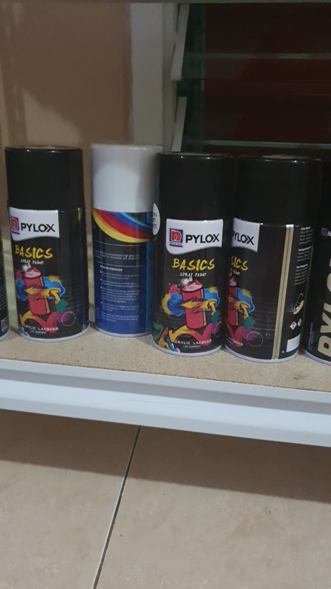 Pylox Cat Semprot Mobil Besi Pylox Basic Spay Nippon Paint 300cc Basics (khjabodetabek & Jawa Barat)
