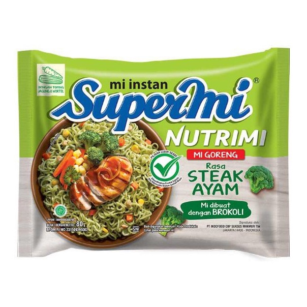 Supermie Nutrimi Rasa Steak Ayam 80gr