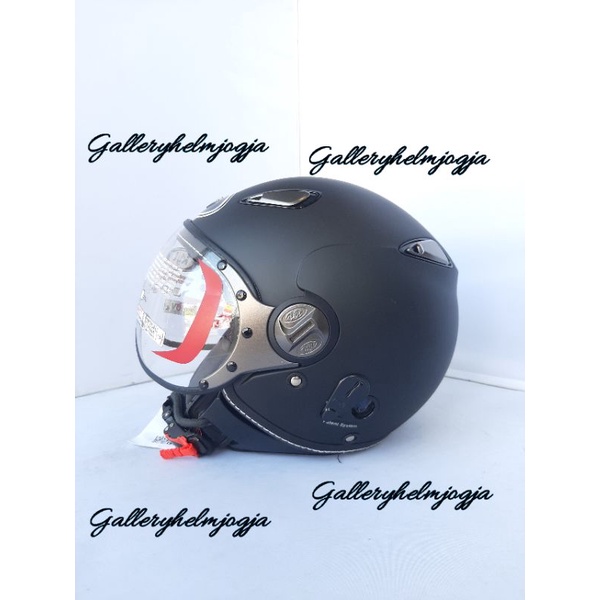 KYT ELSICO SOLID BLACK DOFF