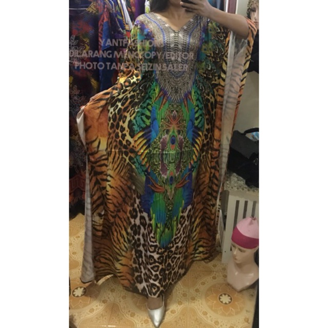 Kaftan India sutra silk kaftan import
