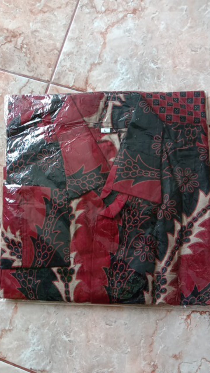 Kemeja Batik Pria Ppbtk07 Wsa04 Lengan Panjang