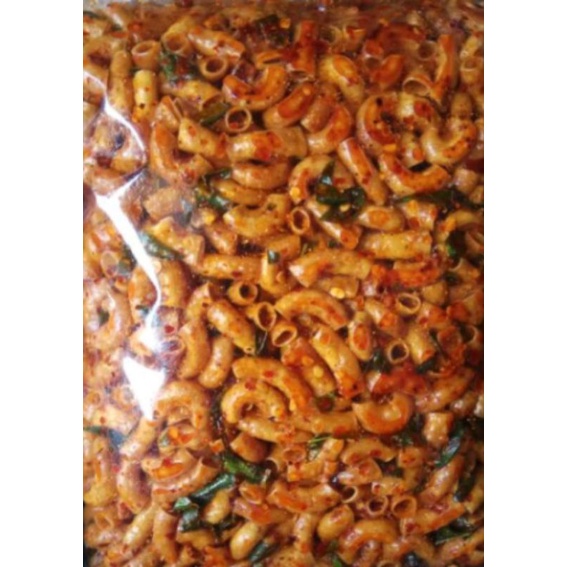 

Makaroni kering pedas jeletot daun jeruk renyah termurah