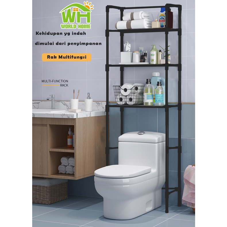 Rak Kamar Mandi Rak Sabun Rak Toilet WC Organizer Storage Serbaguna Anti Karat GOSHOP88