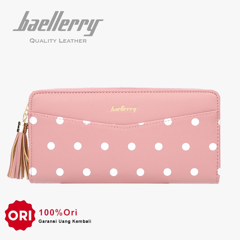 BAELLERRY N5520 Dompet Wanita Panjang Bahan Kulit PU Leather Premium WATCHKITE WKOS