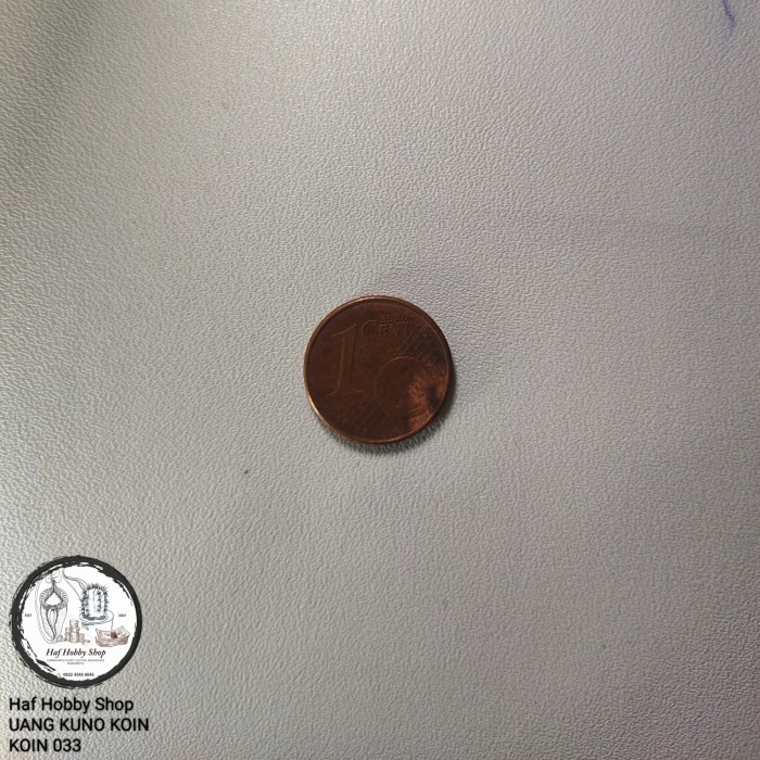 Koin Kuno 1 Cent Euro Tahun 2008
