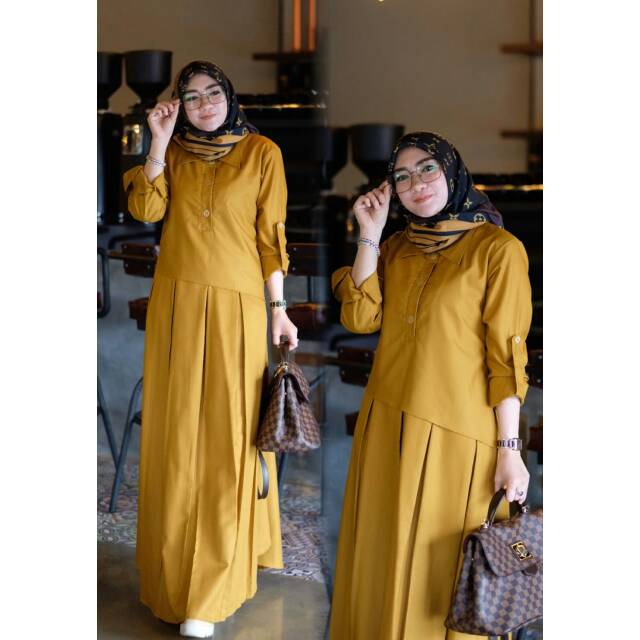 Gamis naura// nasywa Restu Mandeh//gamis Original//gamis terbaru//gamis toyobo