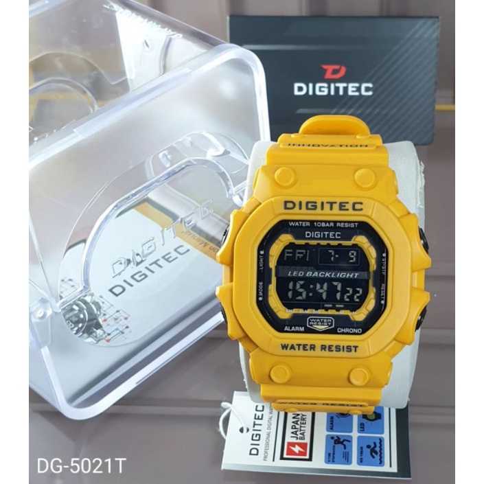 Jam Tangan Pria Digital Digitec Original DG-5012T Tahan Air Gratis Ongkir COD