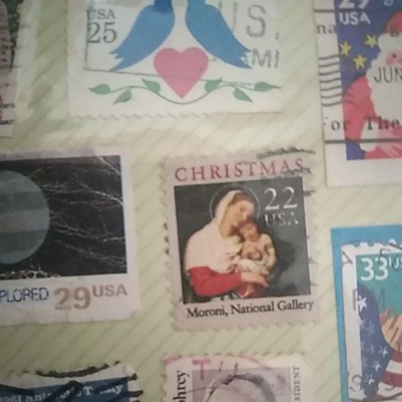 

Prangko Bertema Natal pernah dipakai