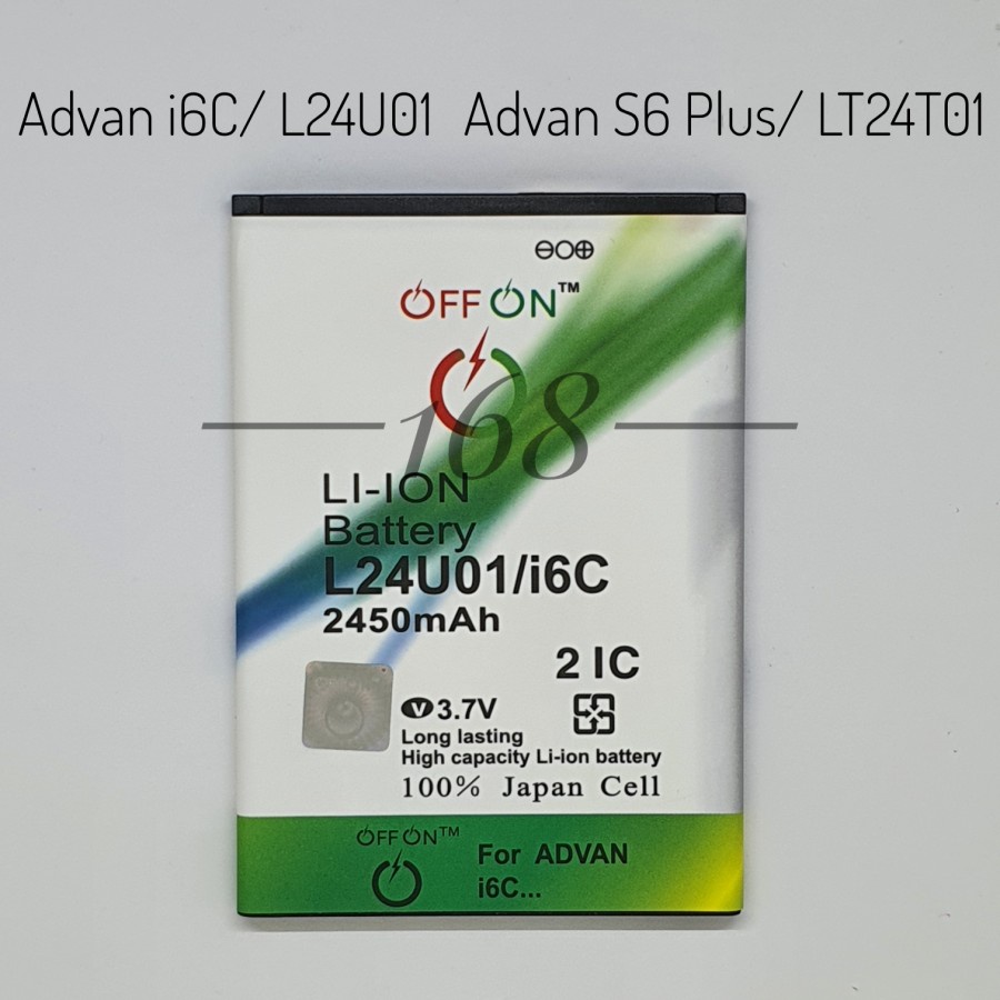 Baterai Batre Batere Double IC Advan i6c L24U01 Advan s6 Plus LT24T01