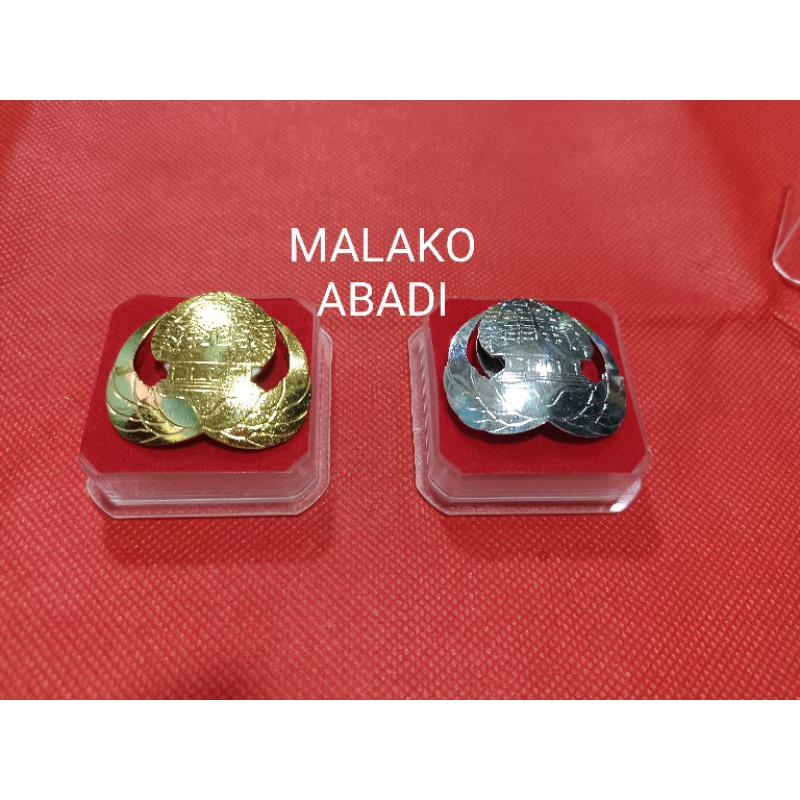 Pin korpri PNS belakang Magnet bahan kuningan asli