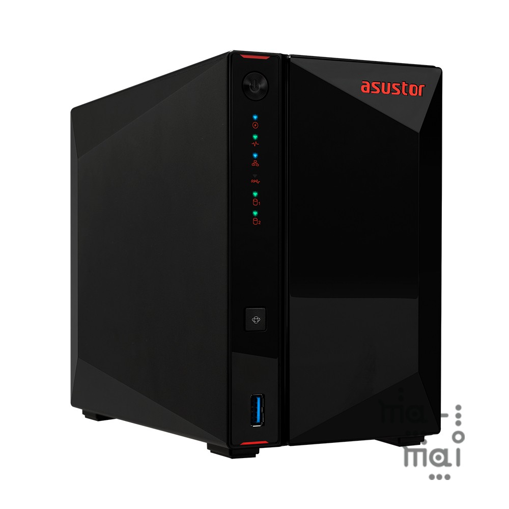 ASUSTOR AS5202T 2GB RAM 2-Bay NAS diskless Intel Celeron Dual Core NAS