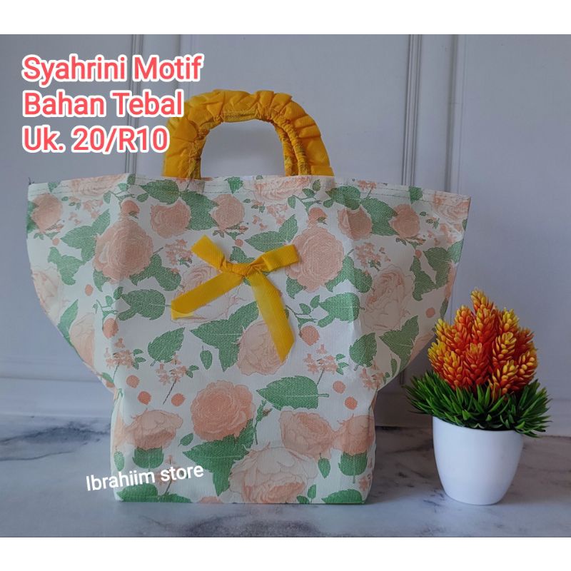 TERLARIS TAS BERKAT MOTIF TEBAL UKURAN 20x20 TAS BERKAT PET 20 TAS HAJATAN TEBAL UKURAN 20 TAS HAMPERS CANTIK MURAH