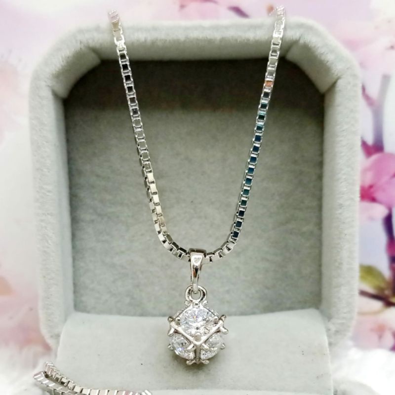 kalung xuping itali kaca / kalung itali liontin dewasa