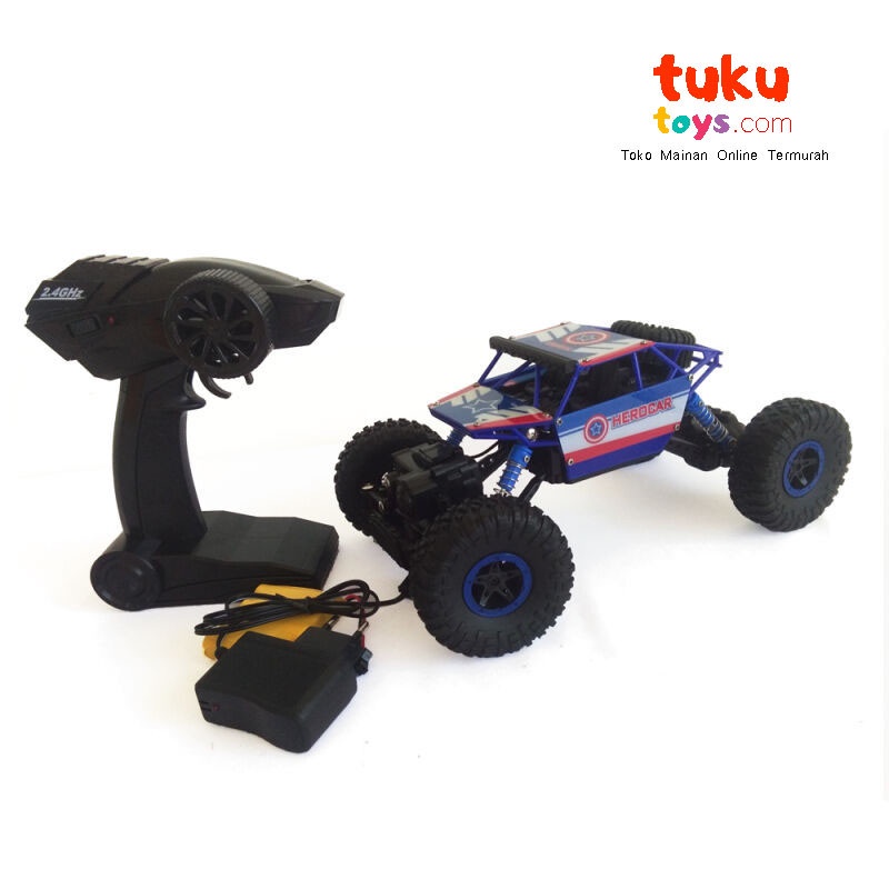 MAINAN RC MOBIL REMOT HEROCAR SKALA 1:18 (ROCK CRAWLER)