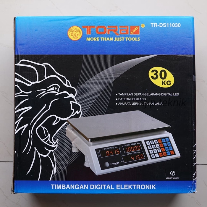 Timbangan Duduk Digital Tora 30 kg / Timbangan Digital