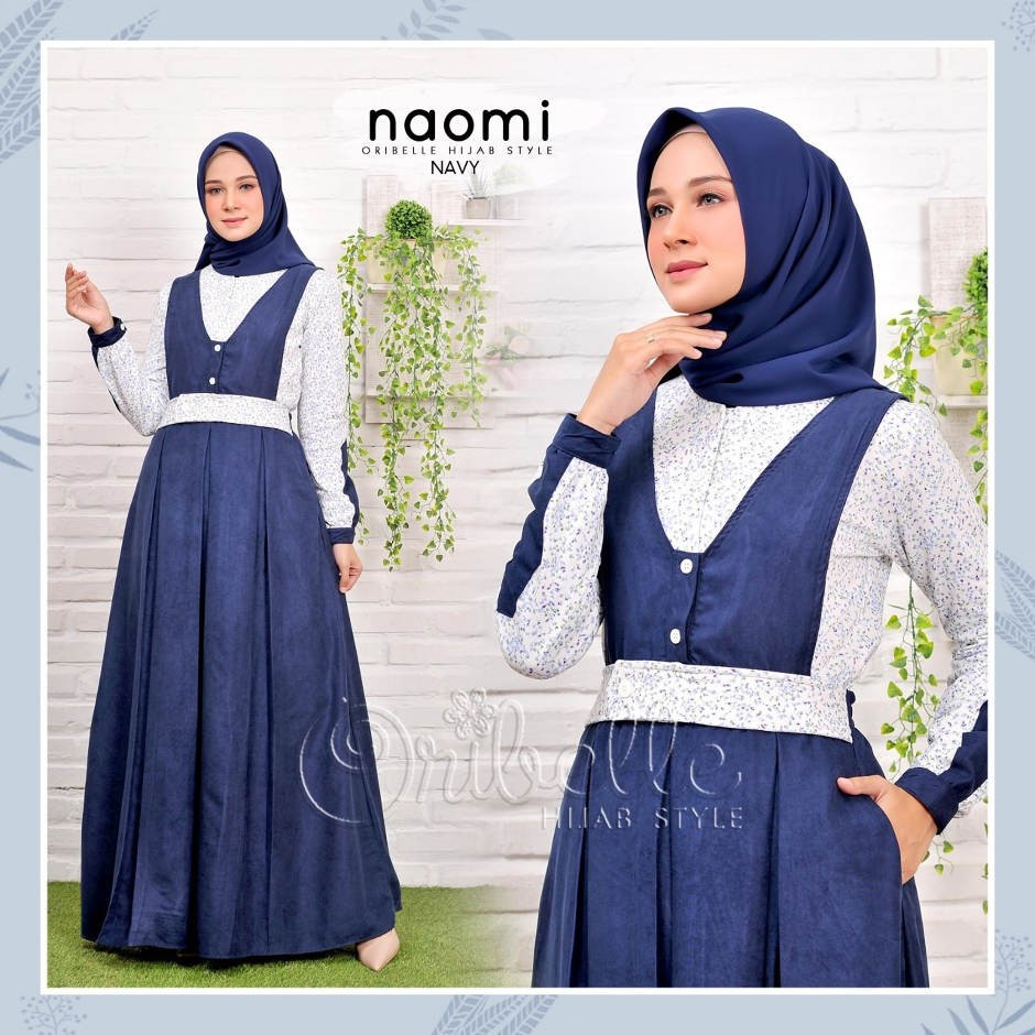 NAOMI SET BLOUSE || Gamis Syari Original by Oribelle
