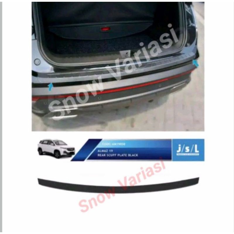 Jsl Sillplate Belakang Wuling Almaz 2019 Rear Scuff Plate Black