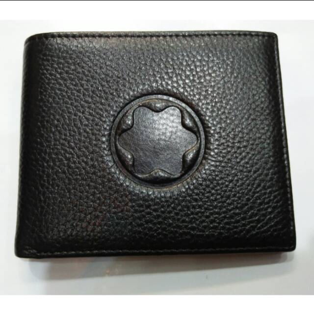 Dompet cowok bunga bintang kulit asli import