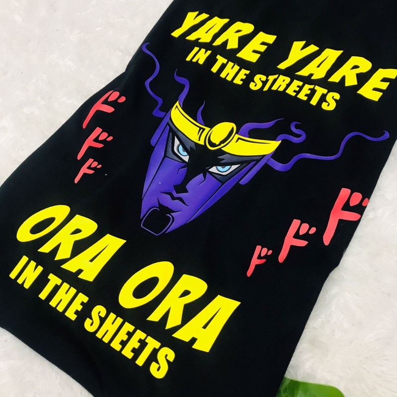 Kaos Jotaro Ora Ora Jojo Bizzare Adventure Tshirt Anime Manga Wibu Otaku Unisex